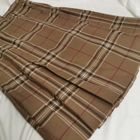 Geoffrey Highland Queen Wool Kilt Plaid Tartan Midi Skirt Small - Picture 3 of 11